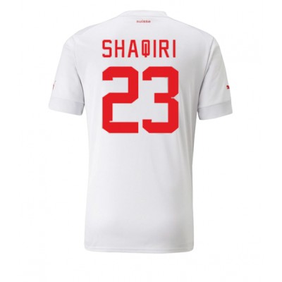 Schweiz Xherdan Shaqiri #23 Auswärtstrikot WM 2022 Kurzarm